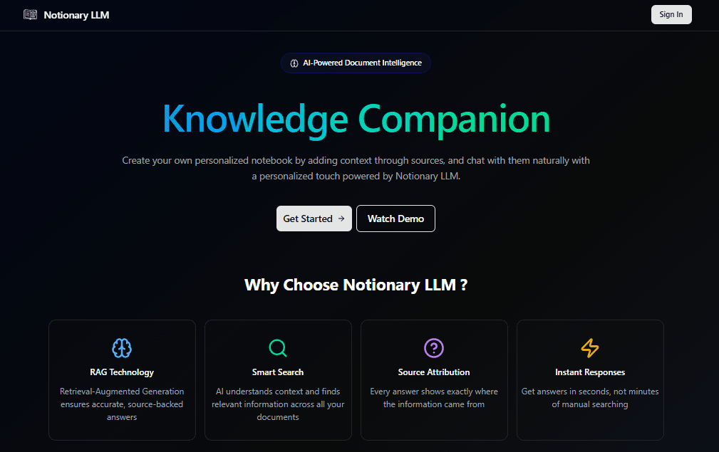 NoteCast project screenshot